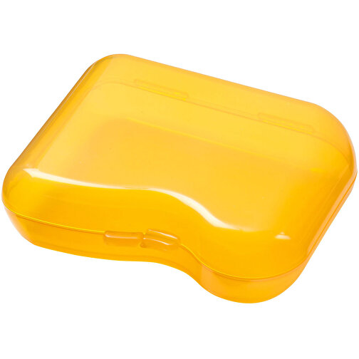 Dose 'C-Box' , trend-gelb PP, Kunststoff, 10,10cm x 3,00cm x 7,80cm (Länge x Höhe x Breite), Bild 1