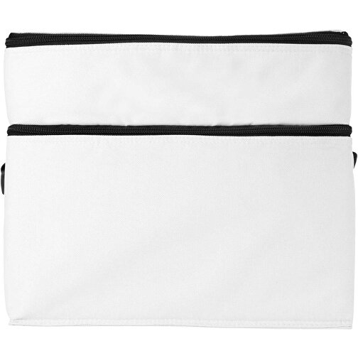 Oslo Kühltasche 13L , weiß, 600D Polyester, 24,50cm x 30,00cm x 20,00cm (Länge x Höhe x Breite), Bild 2