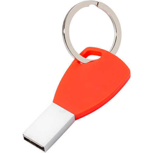 USB-Stick Silicon II 2GB , Promo Effects MB , rot MB , 2 GB , Metall, Silikon MB , 3 - 10 MB/s MB , 5,72cm x 0,45cm x 2,60cm (Länge x Höhe x Breite), Bild 1
