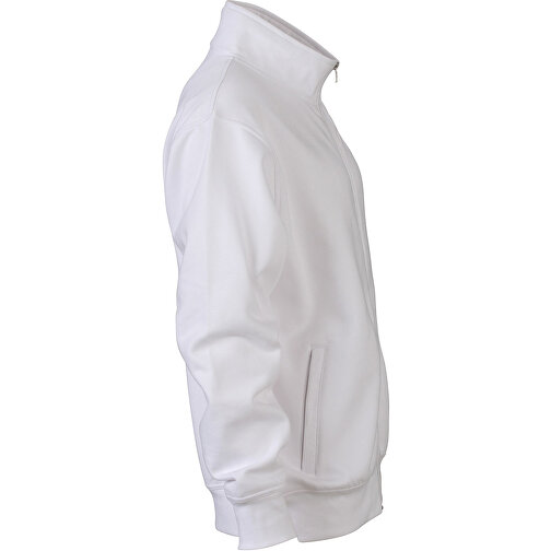 Workwear Sweat Jacket , James Nicholson, weiß, XS, , Bild 3