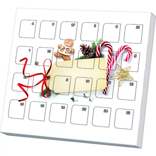 Calendrier de l\'Avent XS avec boules croustillantes au chocolat au lait Brandt, Image 1