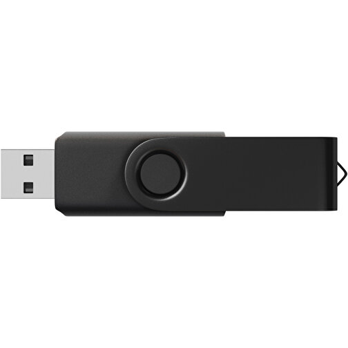 USB-Stick Swing Color 4GB , Promo Effects MB , schwarz MB , 4 GB , Kunststoff/ Aluminium MB , 3 - 10 MB/s MB , 5,70cm x 1,00cm x 1,90cm (Länge x Höhe x Breite), Bild 3