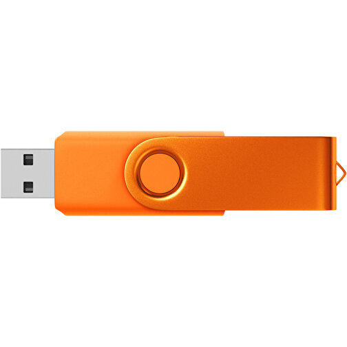 USB-Stick Swing Color 8GB , Promo Effects MB , orange MB , 8 GB , Kunststoff/ Aluminium MB , 3 - 10 MB/s MB , 5,70cm x 1,00cm x 1,90cm (Länge x Höhe x Breite), Bild 3