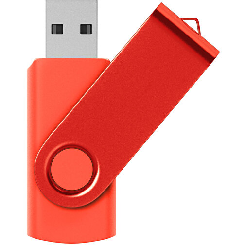 USB-Stick Swing Color 32GB , Promo Effects MB , rot MB , 32 GB , Kunststoff/ Aluminium MB , 3 - 10 MB/s MB , 5,70cm x 1,00cm x 1,90cm (Länge x Höhe x Breite), Bild 1