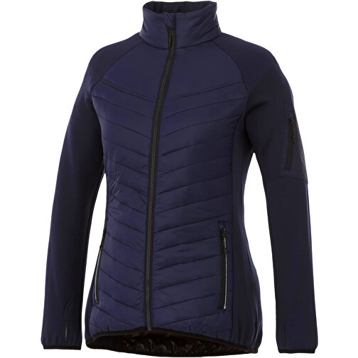 Banff Hybrid Wattierte Jacke Für Damen , navy, Dull cire-380T Woven mit wasserabweisendem und daunendichtem Finish 100% Nylon, 38 g/m2, Contrast fabric, Interlock Strick 94% Pol, M, , Bild 1