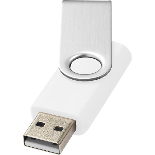 Rotate Basic 32 GB USB-Stick , weiss MB , 32 GB , Kunststoff, Aluminium MB , 5,80cm x 1,00cm x 1,90cm (Länge x Höhe x Breite), Bild 1