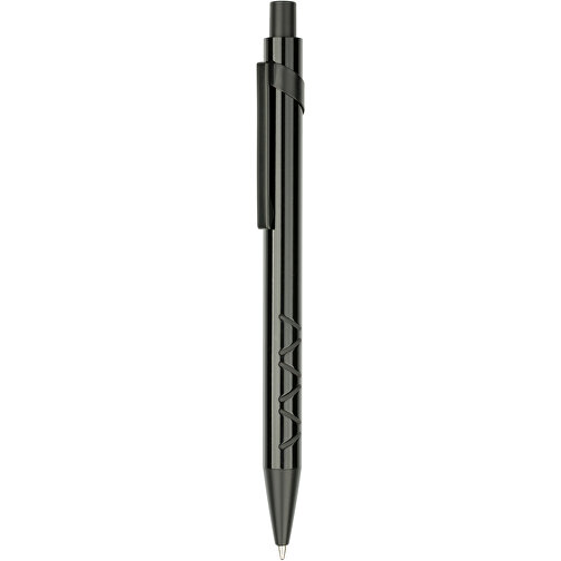 Kugelschreiber Karlstad Bunt , Promo Effects, schwarz, Aluminium/Kunststoff, 14,00cm (Länge), Bild 1