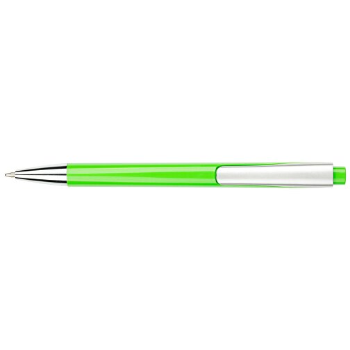 Kugelschreiber Liverpool Bunt , Promo Effects, grün, Kunststoff, 14,10cm x 1,00cm x 1,20cm (Länge x Höhe x Breite), Bild 3