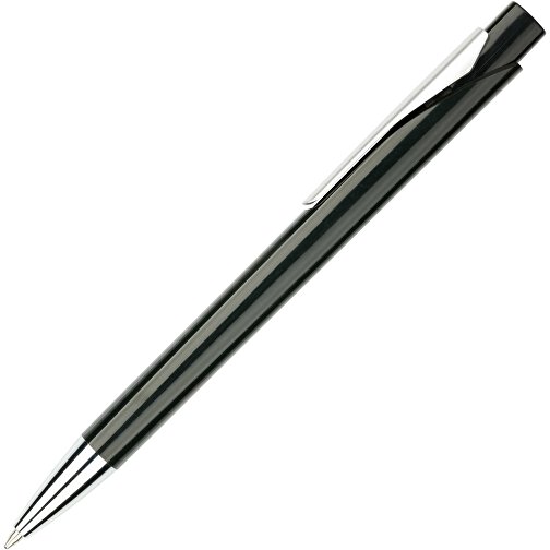 Kugelschreiber Liverpool Bunt , Promo Effects, schwarz, Kunststoff, 14,10cm x 1,00cm x 1,20cm (Länge x Höhe x Breite), Bild 3