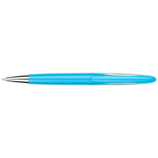 Kugelschreiber Tokio Bunt Silber , Promo Effects, hellblau/silber, Kunststoff, 14,50cm x 1,50cm (Länge x Breite), Bild 3