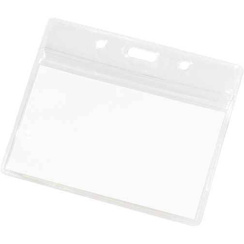 Kartenhalter Aus PVC , Promo Effects, glasklar, PVC, 10,00cm x 0,10cm x 8,50cm (Länge x Höhe x Breite), Bild 3