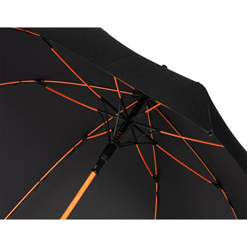 Stark 23' Automatik-Sturmschirm , orange / schwarz, Polyester, 80,00cm (Höhe), Bild 5
