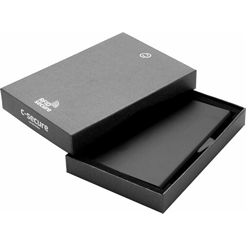 C-Secure Aluminium RFID Kartenhalter, Schwarz , schwarz, Aluminium, 9,50cm x 0,80cm (Länge x Höhe), Bild 4