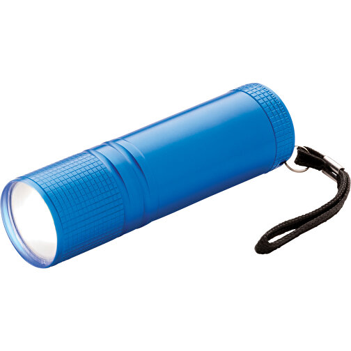 COB Taschenlampe, Blau , blau, Aluminium, 2,50cm x 8,50cm (Länge x Höhe), Bild 1