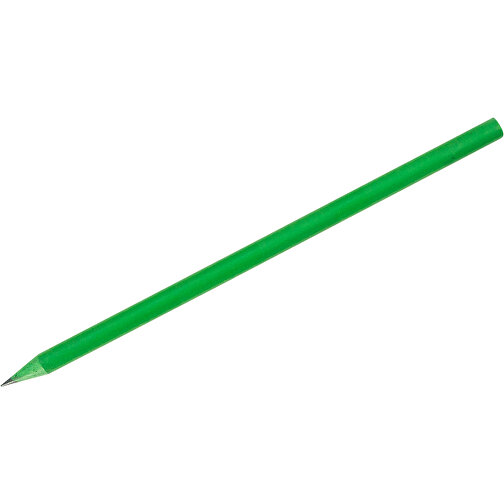 CD-Hüllen Bleistift - Recycelt , Green&Good, grün, Recycelte CD-Hüllen, 18,00cm x 0,70cm x 0,70cm (Länge x Höhe x Breite), Bild 1