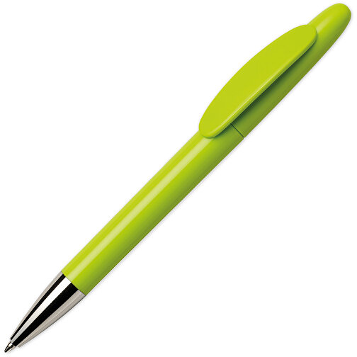 Hudson Kugelschreiber - Recycelt , Green&Good, hellgrün, biologisch abbaubares Plastik, 14,00cm x 1,10cm x 1,10cm (Länge x Höhe x Breite), Bild 2