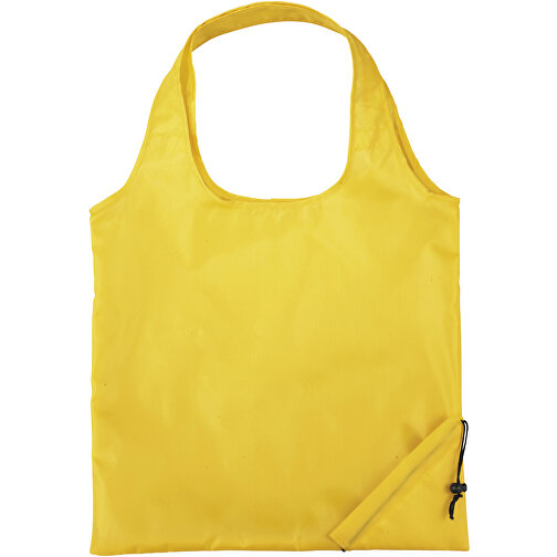 Bungalow Faltbare Polyester Tragetasche 7L , gelb, 210D Polyester, 38,00cm x 40,60cm (Länge x Höhe), Bild 1