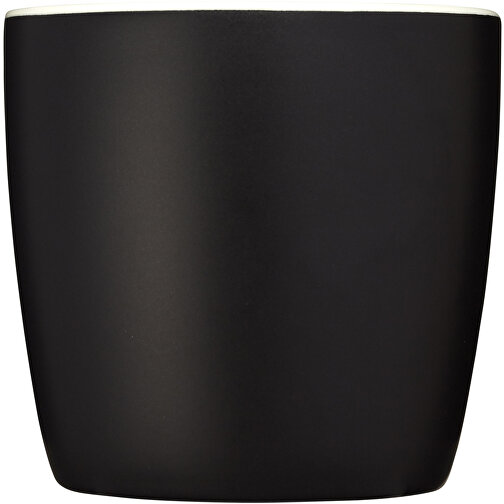 Riviera 340 Ml Keramiktasse , schwarz / weiß, Keramik, 8,40cm x 11,30cm (Höhe x Breite), Bild 4