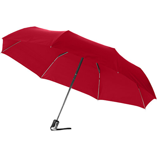 Alex 21,5' Vollautomatik Kompaktregenschirm , rot, Polyester, 28,00cm (Höhe), Bild 1