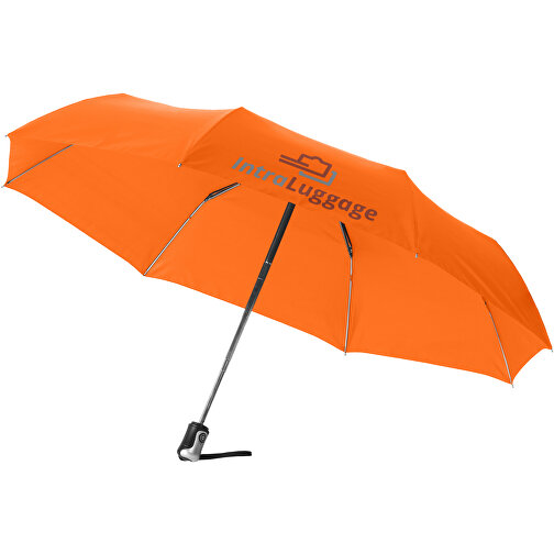 Alex 21,5' Vollautomatik Kompaktregenschirm , orange, Polyester, 28,00cm (Höhe), Bild 3