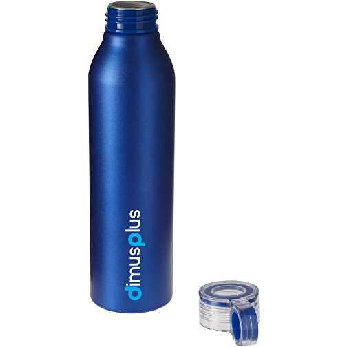 Grom 650 Ml Aluminium Sportflasche , royalblau, Aluminium, 25,00cm (Höhe), Bild 3