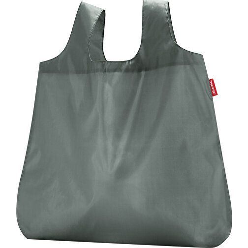 Mini Maxi Shopper Pocket , Reisenthel, grau, Obermaterial: hochwertiges recyceltes Polyestergewebe, wasserabweisend, 45,00cm x 7,00cm x 53,50cm (Länge x Höhe x Breite), Bild 1