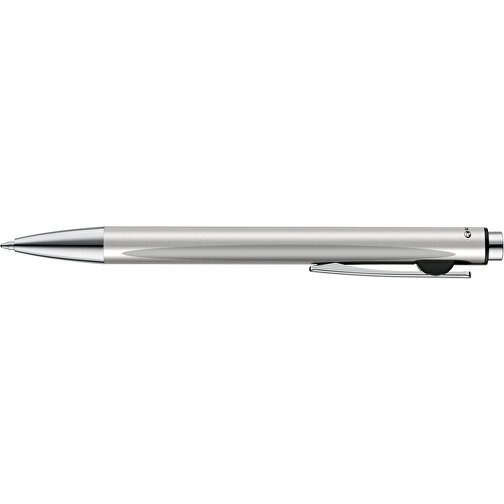Pelikan Kugelschreiber Snap , Pelikan, silber/silber, Aluminium, 16,00cm x 2,50cm x 2,50cm (Länge x Höhe x Breite), Bild 3