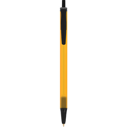 BIC® Clic Stic Kugelschreiber , BiC, gefr. orange/schwarz, Kunststoff, 14,00cm x 1,20cm (Länge x Breite), Bild 1