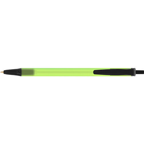 BIC® Clic Stic Kugelschreiber , BiC, gefr. grün/schwarz, Kunststoff, 14,00cm x 1,20cm (Länge x Breite), Bild 3