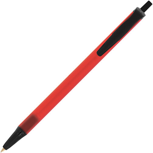 BIC® Clic Stic Kugelschreiber , BiC, gefr. rot/schwarz, Kunststoff, 14,00cm x 1,20cm (Länge x Breite), Bild 2