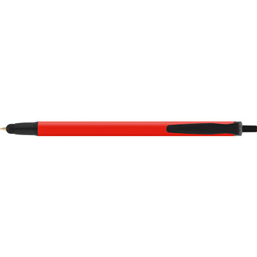 BIC® Clic Stic Stylus Kugelschreiber , BiC, rot/schwarz, Kunststoff, 14,00cm x 1,20cm (Länge x Breite), Bild 3