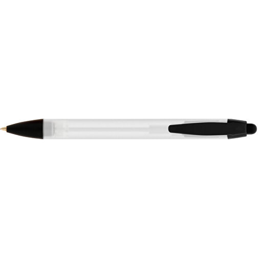 BIC® Wide Body™ Kugelschreiber , BiC, gefr. transparent/weiss, Kunststoff, 14,20cm x 1,50cm (Länge x Breite), Bild 3