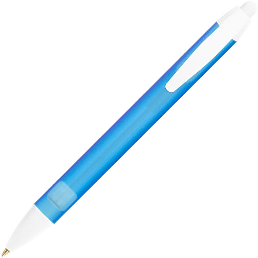 BIC® Wide Body™ Kugelschreiber , BiC, gefr. blau/weiß, Kunststoff, 14,20cm x 1,50cm (Länge x Breite), Bild 2