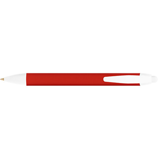 BIC® Wide Body™ Kugelschreiber , BiC, rot/weiß, Kunststoff, 14,20cm x 1,50cm (Länge x Breite), Bild 3