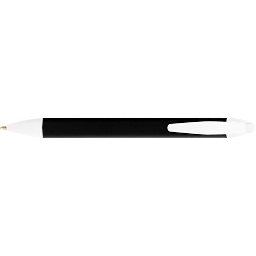 BIC® Wide Body™ Kugelschreiber , BiC, schwarz/weiß, Kunststoff, 14,20cm x 1,50cm (Länge x Breite), Bild 3