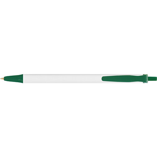 BIC® Clic Stic Digital Kugelschreiber , BiC, weiss/grün, Kunststoff, 14,00cm x 1,20cm (Länge x Breite), Bild 3