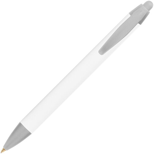 BIC® Wide Body™ Digital Kugelschreiber , BiC, weiß/metallgrau, Kunststoff, 14,20cm x 1,50cm (Länge x Breite), Bild 2