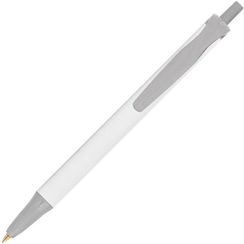 BIC® Clic Stic Mini Digital Kugelschreiber , BiC, weiß/metallgrau, Kunststoff, 11,20cm x 1,20cm (Länge x Breite), Bild 2