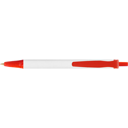 BIC® Clic Stic Mini Digital Kugelschreiber , BiC, weiss/rot, Kunststoff, 11,20cm x 1,20cm (Länge x Breite), Bild 3