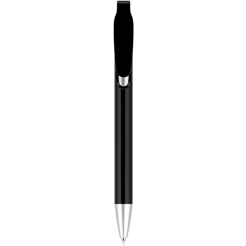 Kugelschreiber – Fanny , Promo Effects, schwarz, Kunststoff, 14,00cm x 1,10cm (Länge x Breite), Bild 4
