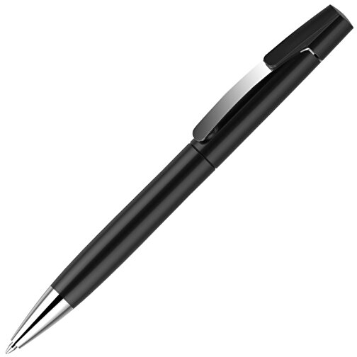 Kugelschreiber Lucky Metallic , Promo Effects, schwarz metallic, Kunststoff, 14,00cm x 1,10cm (Länge x Breite), Bild 5
