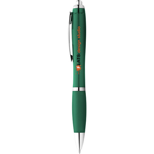 Nash Kugelschreiber Mit Farbigem Schaft Und Griff , grün, ABS Kunststoff, 14,00cm (Länge), Bild 5