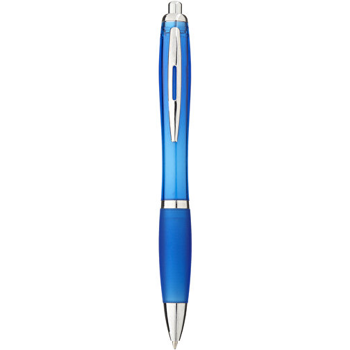 Nash Kugelschreiber Mit Farbigem Schaft Und Griff , aquablau, ABS Kunststoff, 14,00cm (Länge), Bild 1