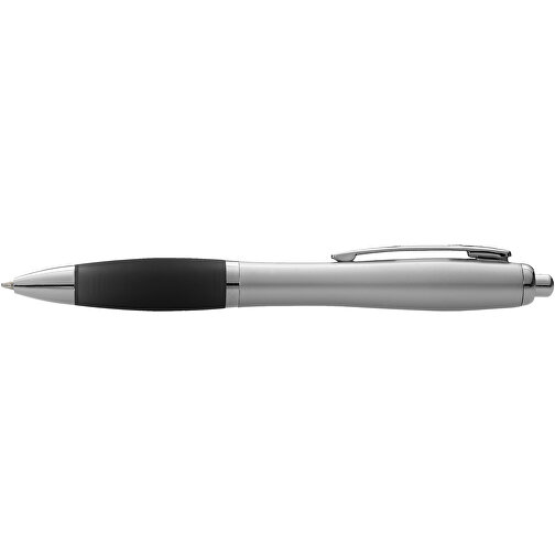 Bolígrafo de color plata con grip de color 'Nash', Imagen 4