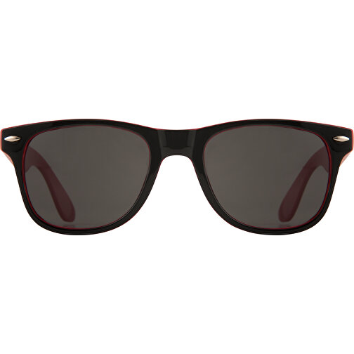 Sun Ray Sonnenbrille Mit Zweifarbigen Tönen , rot / schwarz, PC Kunststoff, 14,50cm x 5,00cm x 15,50cm (Länge x Höhe x Breite), Bild 2