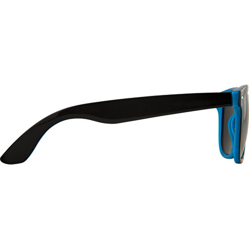 Sun Ray Sonnenbrille Mit Zweifarbigen Tönen , processblau / schwarz, PC Kunststoff, 14,50cm x 5,00cm x 15,50cm (Länge x Höhe x Breite), Bild 6