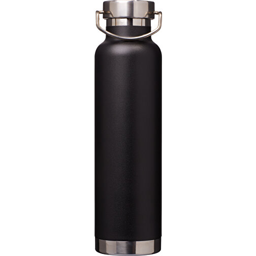 Thor 650 Ml Kupfer-Vakuum Isoliersportflasche , schwarz, Edelstahl, 27,20cm (Höhe), Bild 2