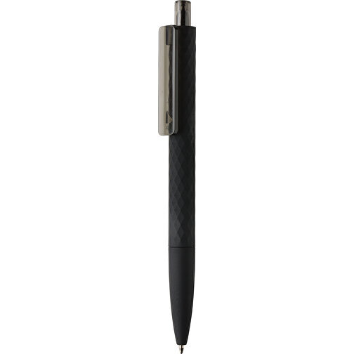 X3-Black Mit Smooth-Touch, Schwarz , schwarz, ABS, 14,00cm (Höhe), Bild 1