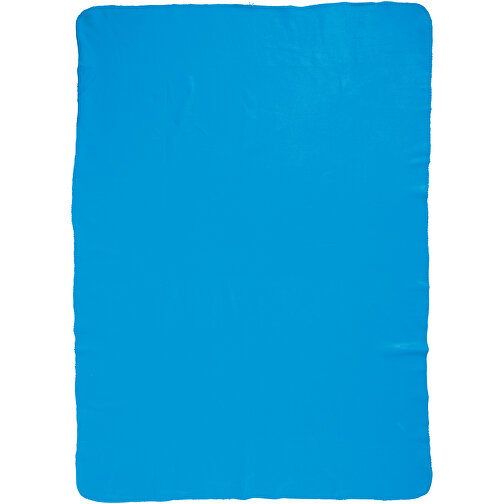 Huggy Fleecedecke Mit Hülle , processblau, 100% Polar Fleece, 200 g/m2, 150,00cm x 120,00cm (Länge x Breite), Bild 5