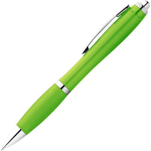 Nash Kugelschreiber Mit Farbigem Schaft Und Griff , limone, ABS Kunststoff, 14,00cm (Länge), Bild 3
